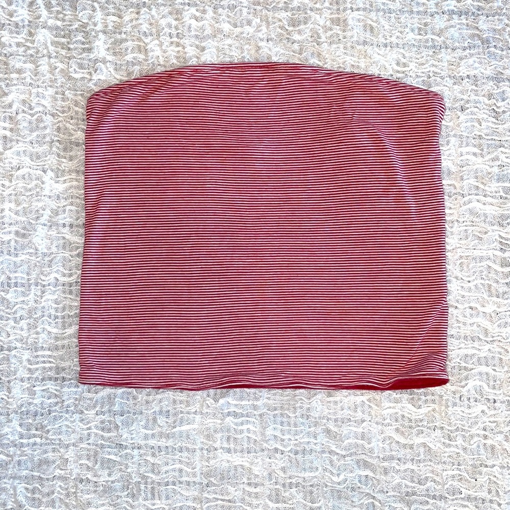 American Eagle cropped reversible tube top